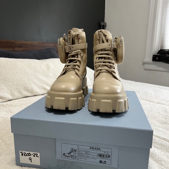 Monolith leather and Re-Nylon boots with pouch - Picture 2 of 5